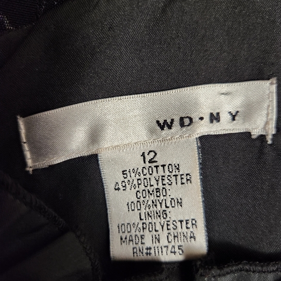 ⬇️WD.NY Black Floral Detail Midi Dress - Picture 9 of 10